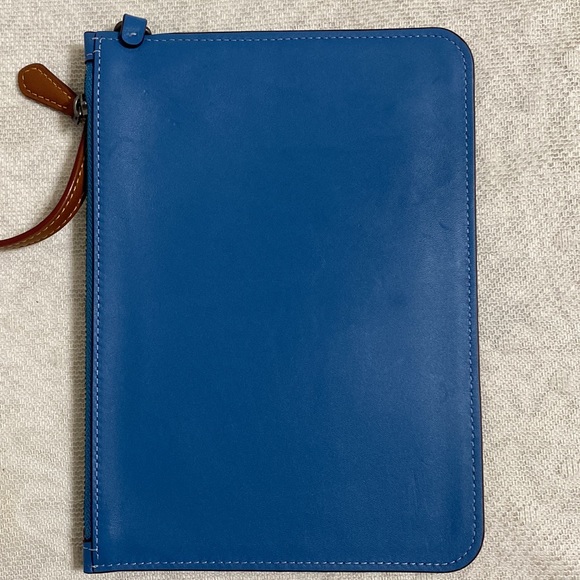 *SOLD*Coach Rogue Leather Tote With Linked Tea Rose In In River/black Copper - Picture 17 of 17